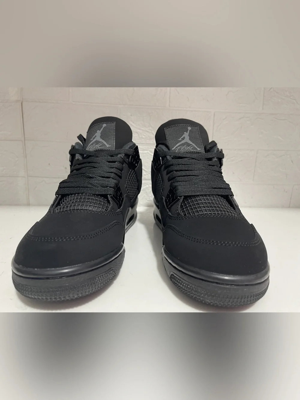 Air Jordan 4 All-Black Retro Basketball Sneaker